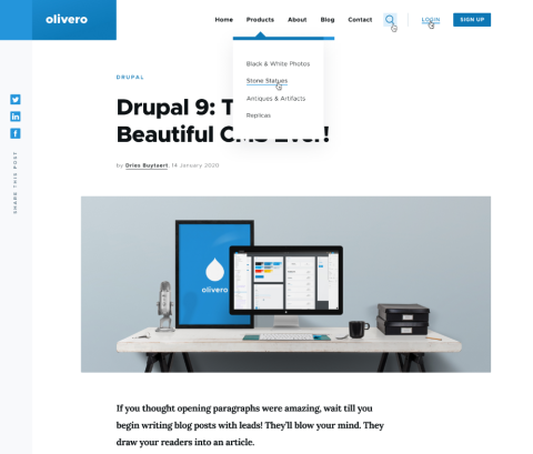 Adicionando Custom CSS a Drupal Olivero theme